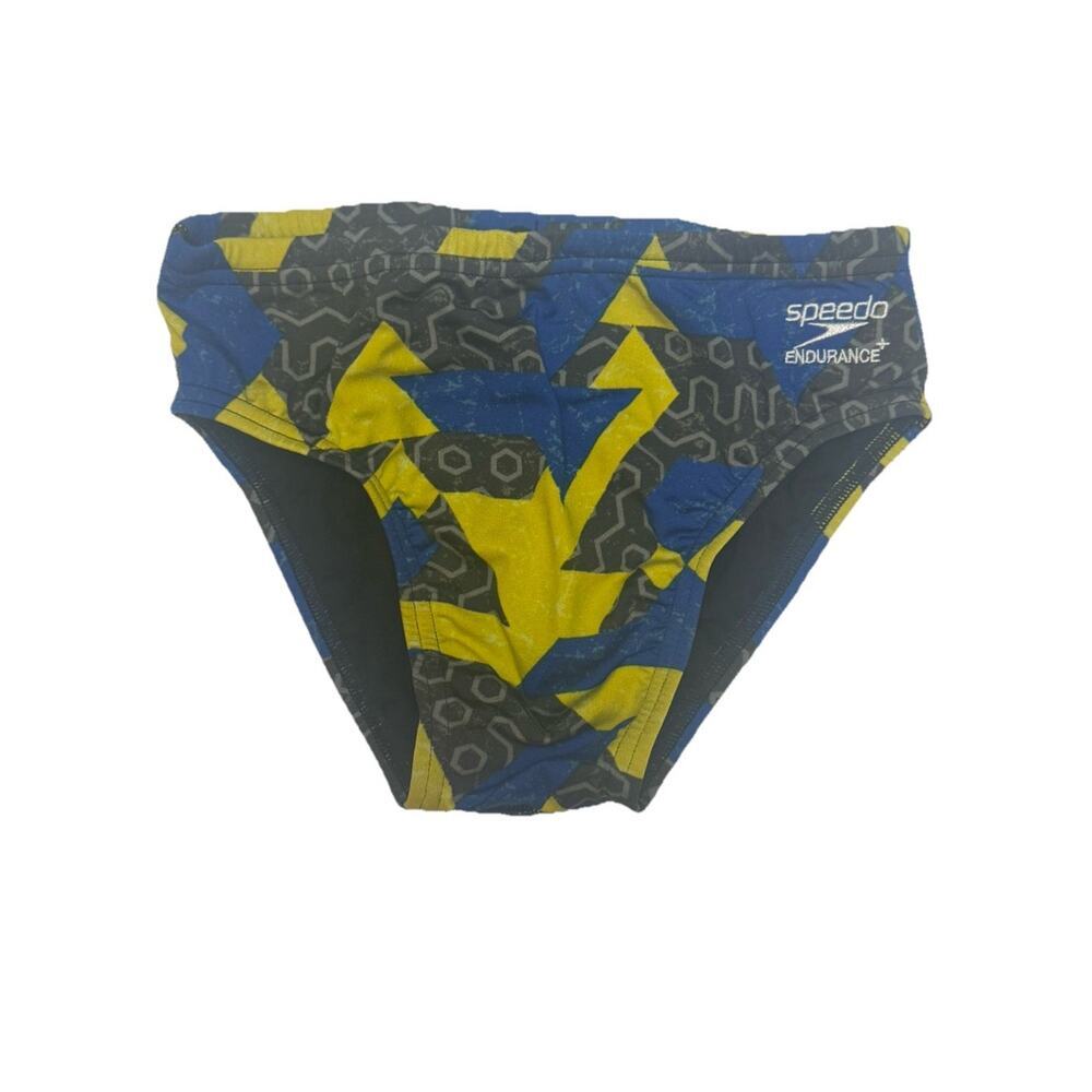 Speedo Endurance+ Swim Brief Sapphire Gold Men’s Size 28 NWT